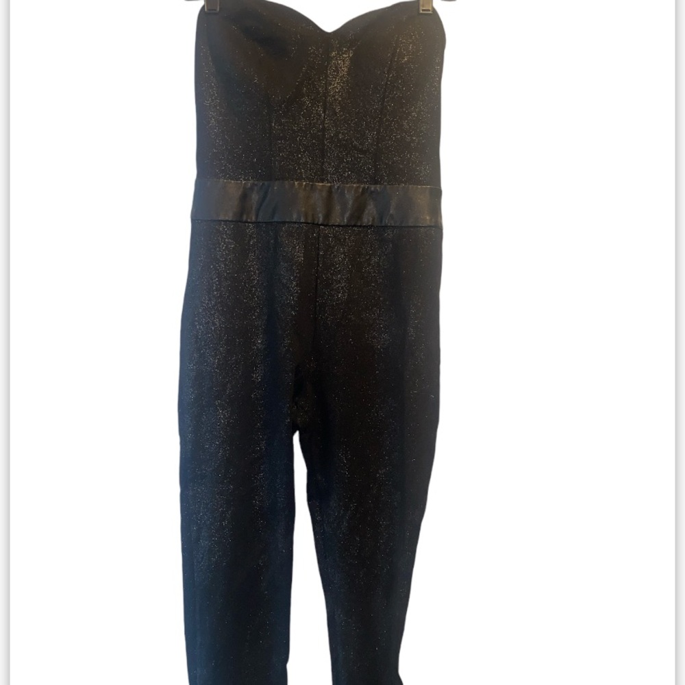 Bebe strapless jumpsuit